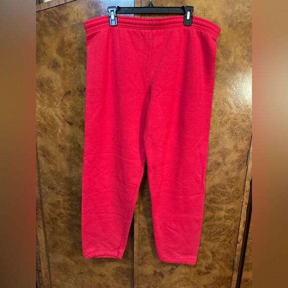 Retro Vibrant Red Sweatpants - Picture 2 of 6